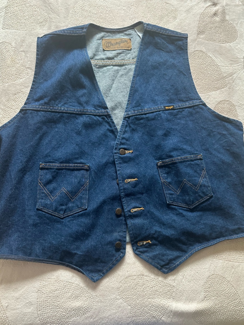 Wrangler Men's Unlined Denim Vest
